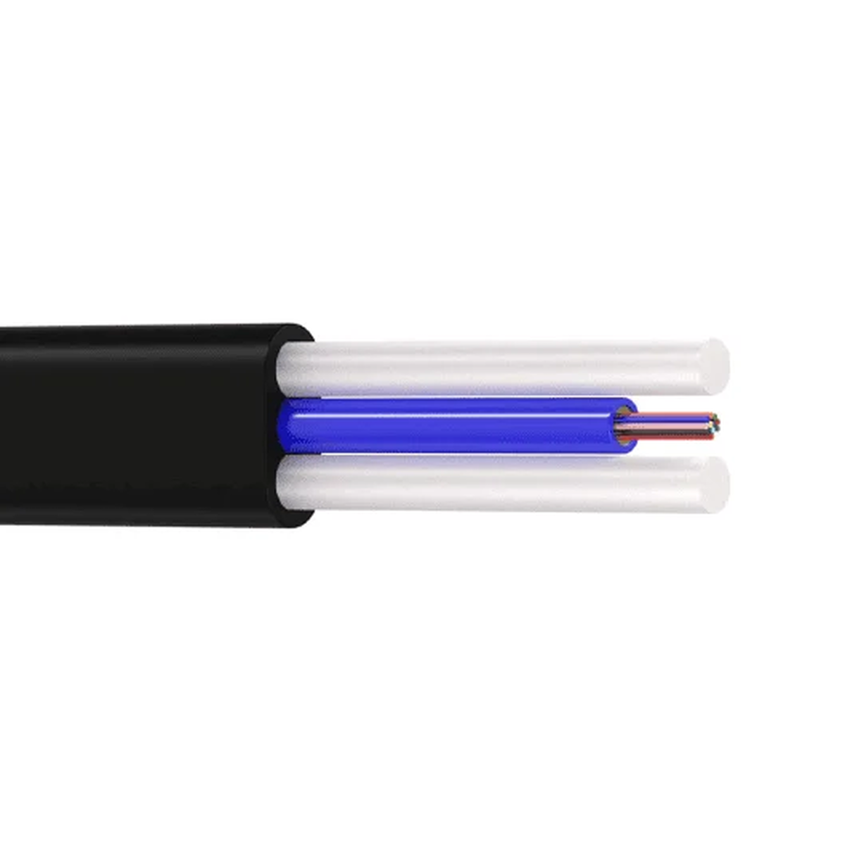 Кабель КС-ОКГО-П 2 волокна G.652.D, подвесной, модульный, 1,5 кН, 1209 м